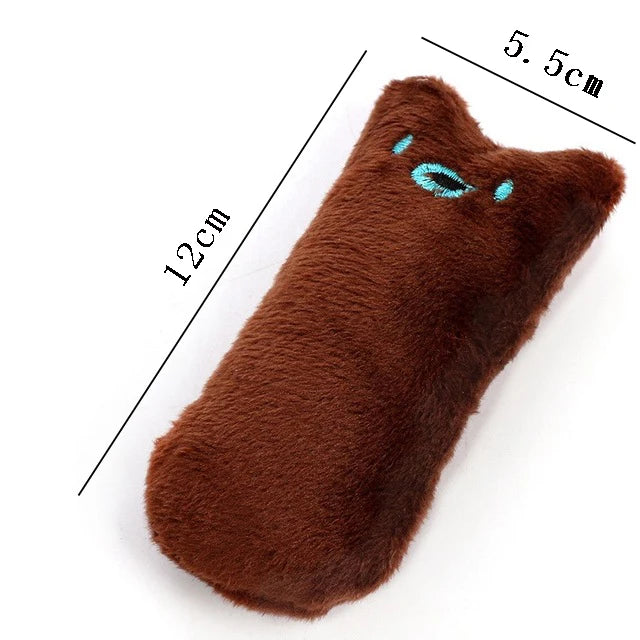 Teeth Grinding Catnip Toys Funny Interactive Plush