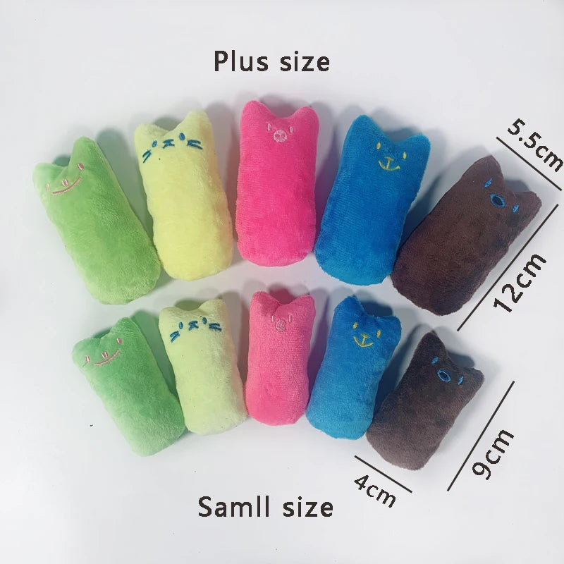 Teeth Grinding Catnip Toys Funny Interactive Plush
