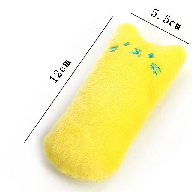 Teeth Grinding Catnip Toys Funny Interactive Plush