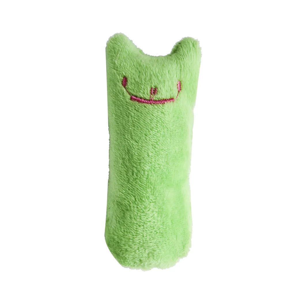 Teeth Grinding Catnip Toys Funny Interactive Plush
