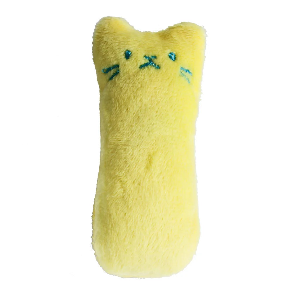 Teeth Grinding Catnip Toys Funny Interactive Plush