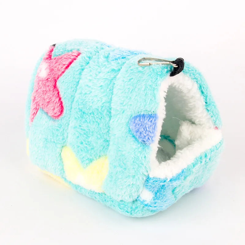 Hamster House Winter Warm Soft Beds