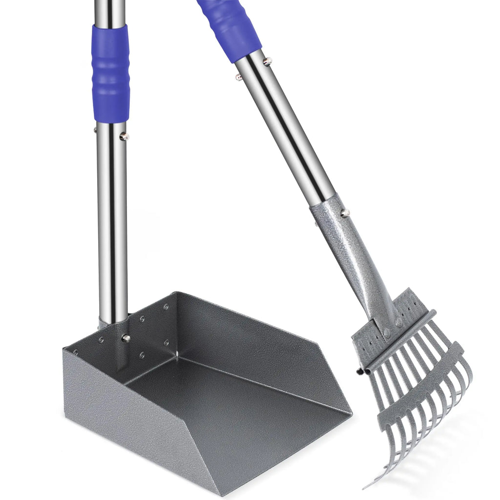Dog Pooper Scooper Poop Tray and Rake