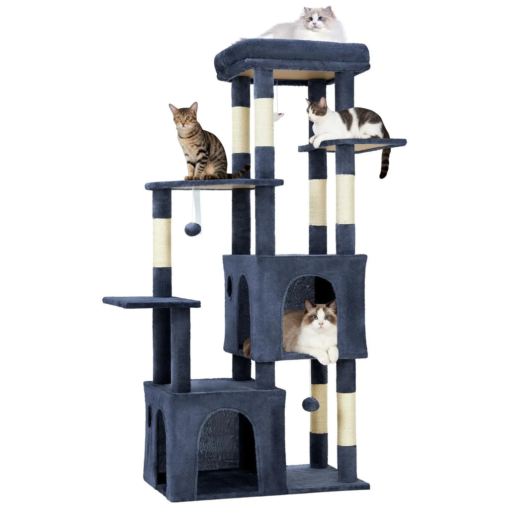 61" Heavy-Duty Multi-Level Cat Tree For Large Cats