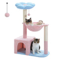 Cat Tree with Large Metal Frame Hammock
