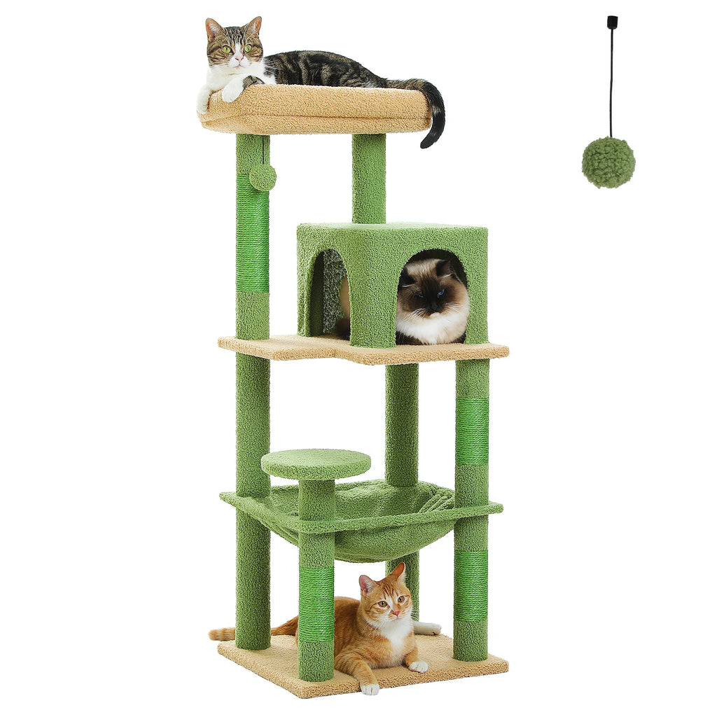 Cat Tree for Indoor Cats, 5-LevelTower