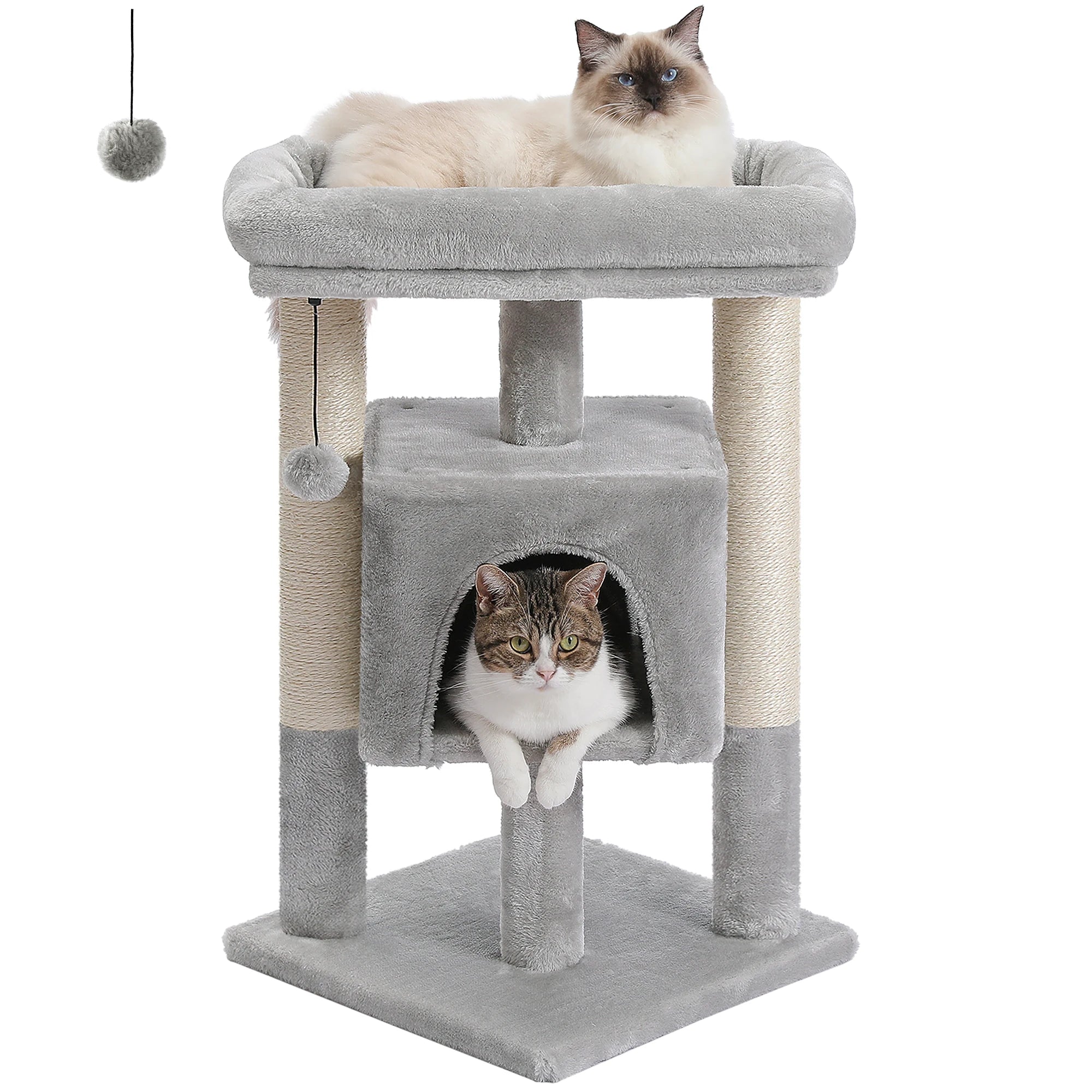 Small Cat Tree Tower with  Sisal Scratching