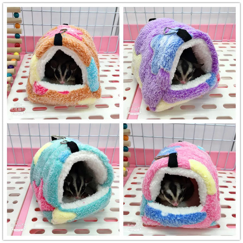 Hamster House Winter Warm Soft Beds