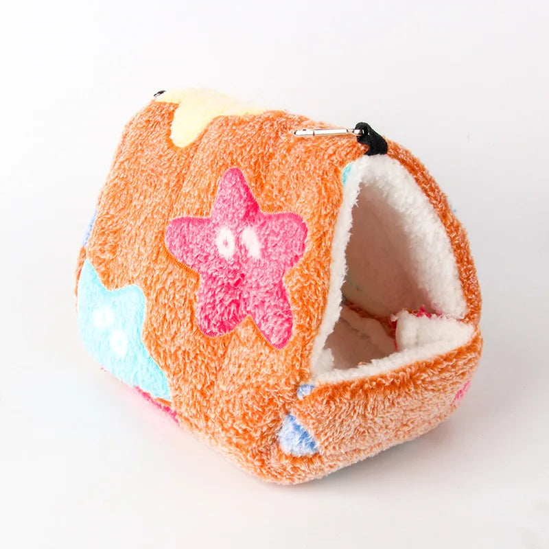 Hamster House Winter Warm Soft Beds