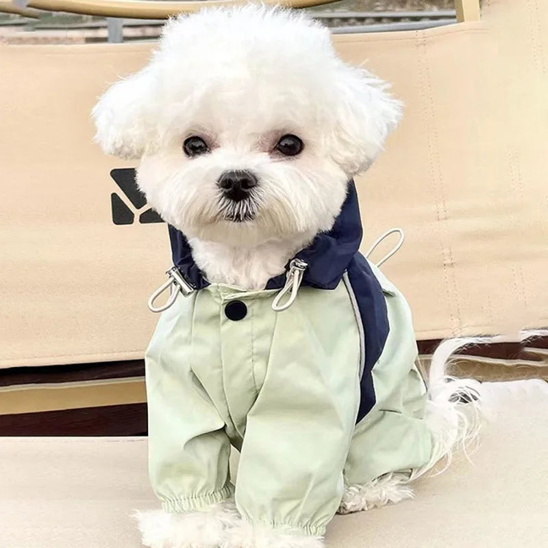Pet Waterproof Raincoat Four-legged