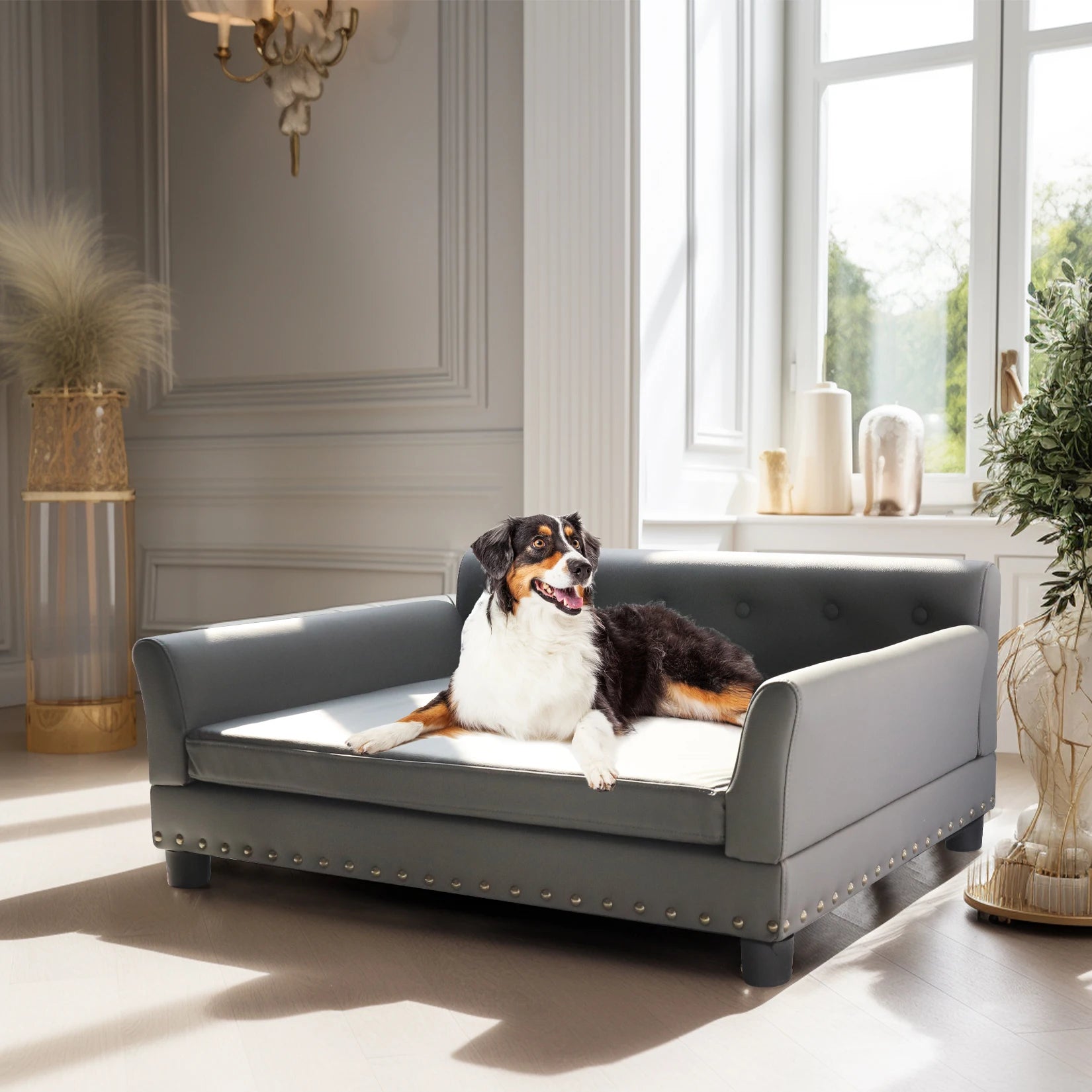 Elevated Dog Bed Sofa for Large Pets