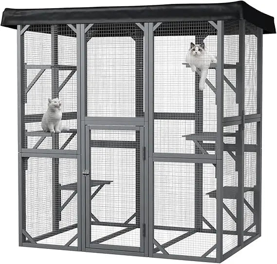 Outdoor Cat Enclosure, 71 Large multi-cats