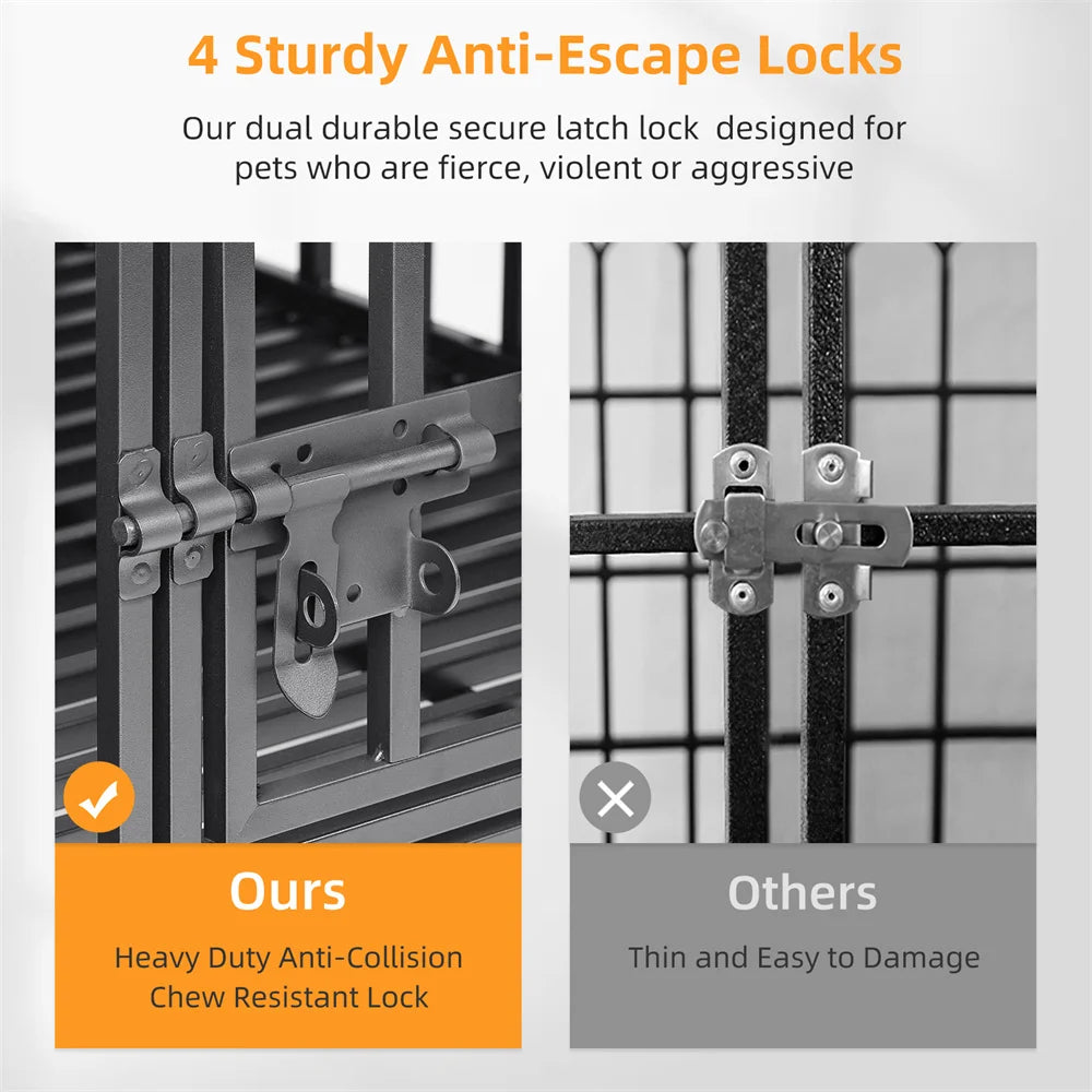 Oversized Stackable Dog Crate Heavy Duty