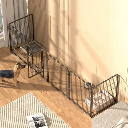 4/6 Panels Dog Fence Playpen