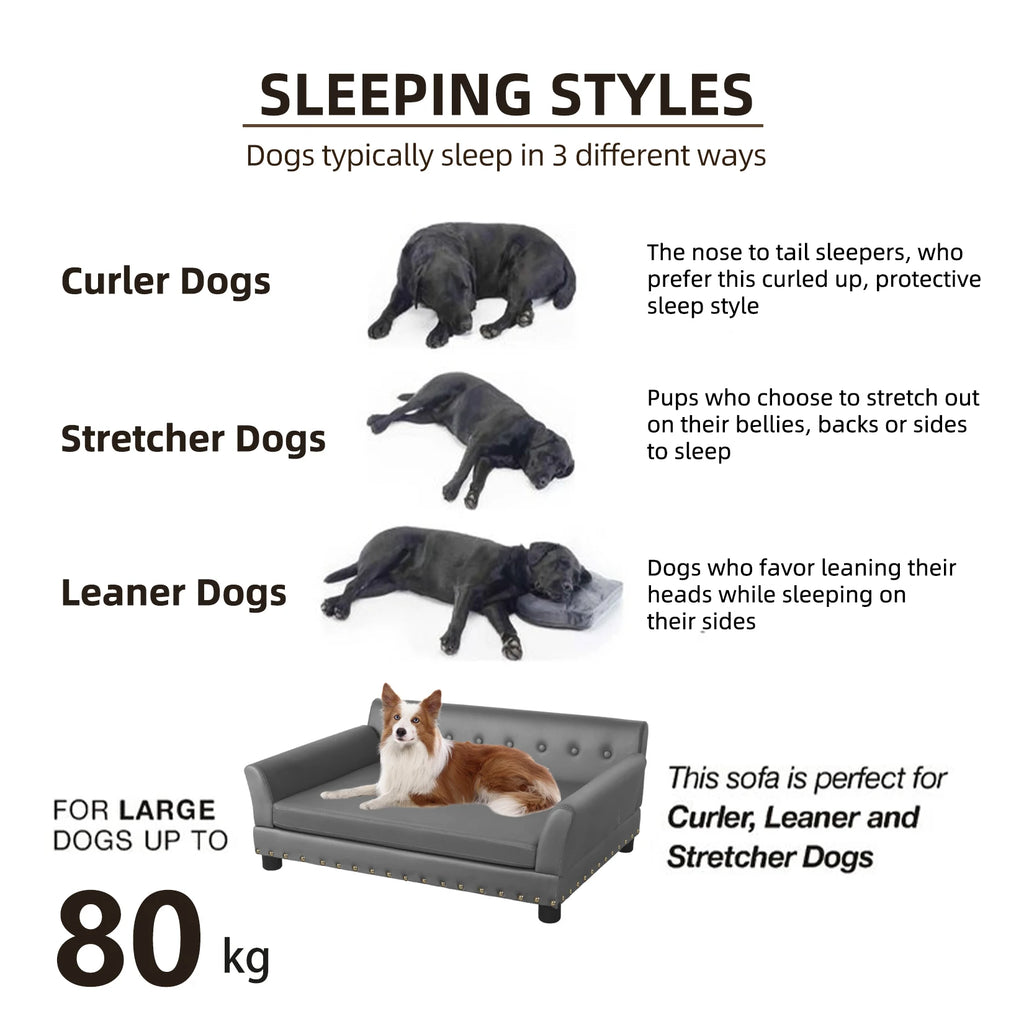 Elevated Dog Bed Sofa for Large Pets