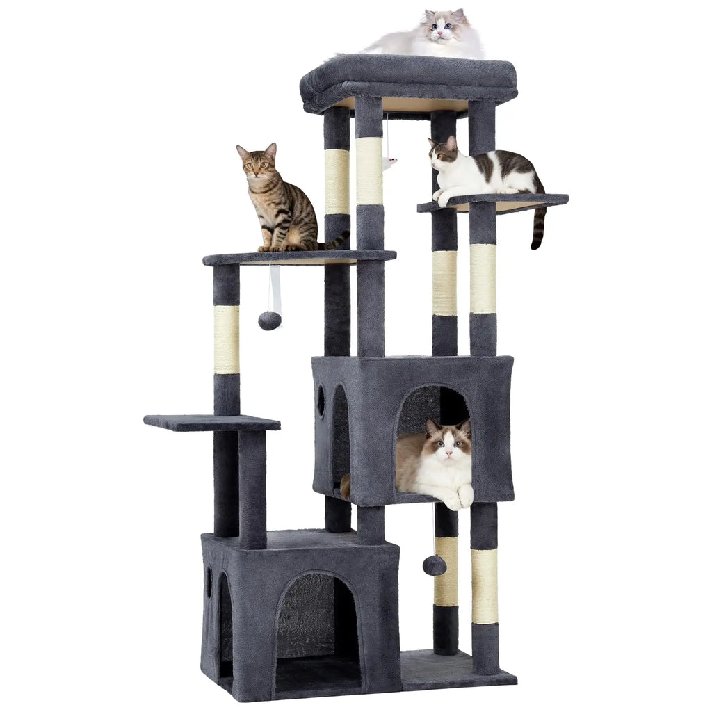 61" Heavy-Duty Multi-Level Cat Tree For Large Cats