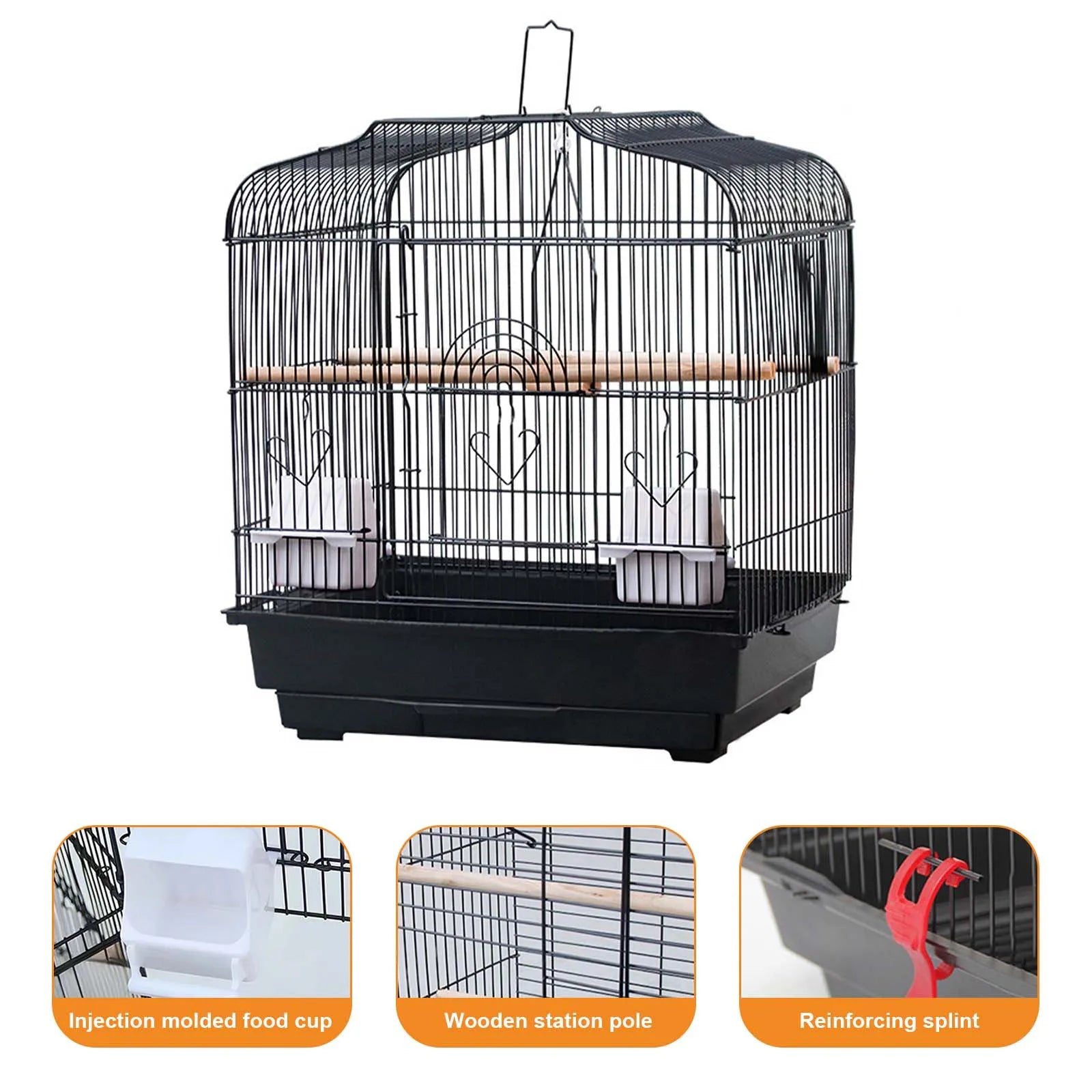 Bird Travel Carrier Cage With Handle