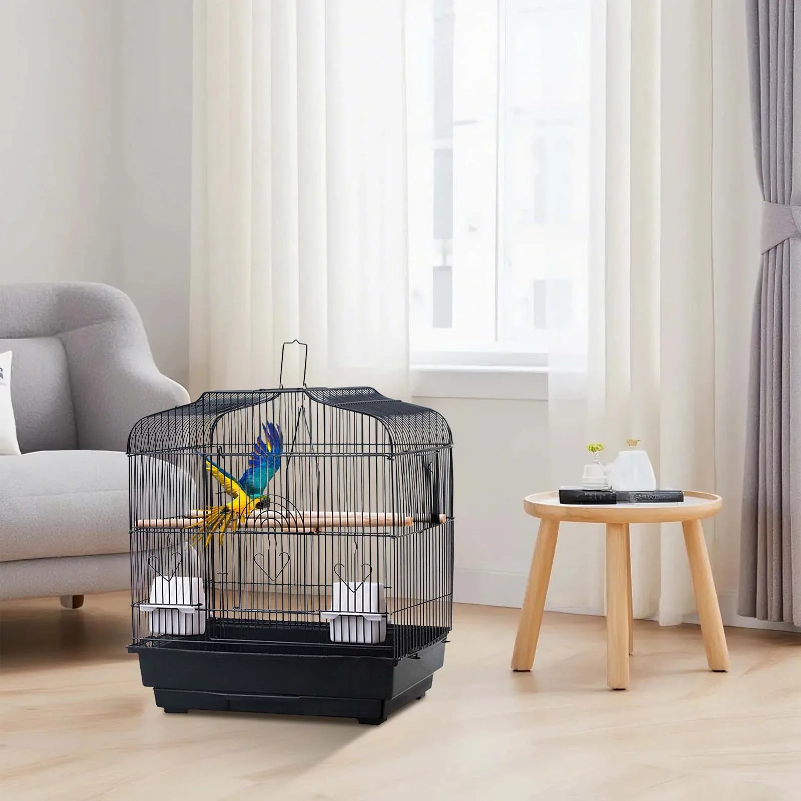 Bird Travel Carrier Cage With Handle