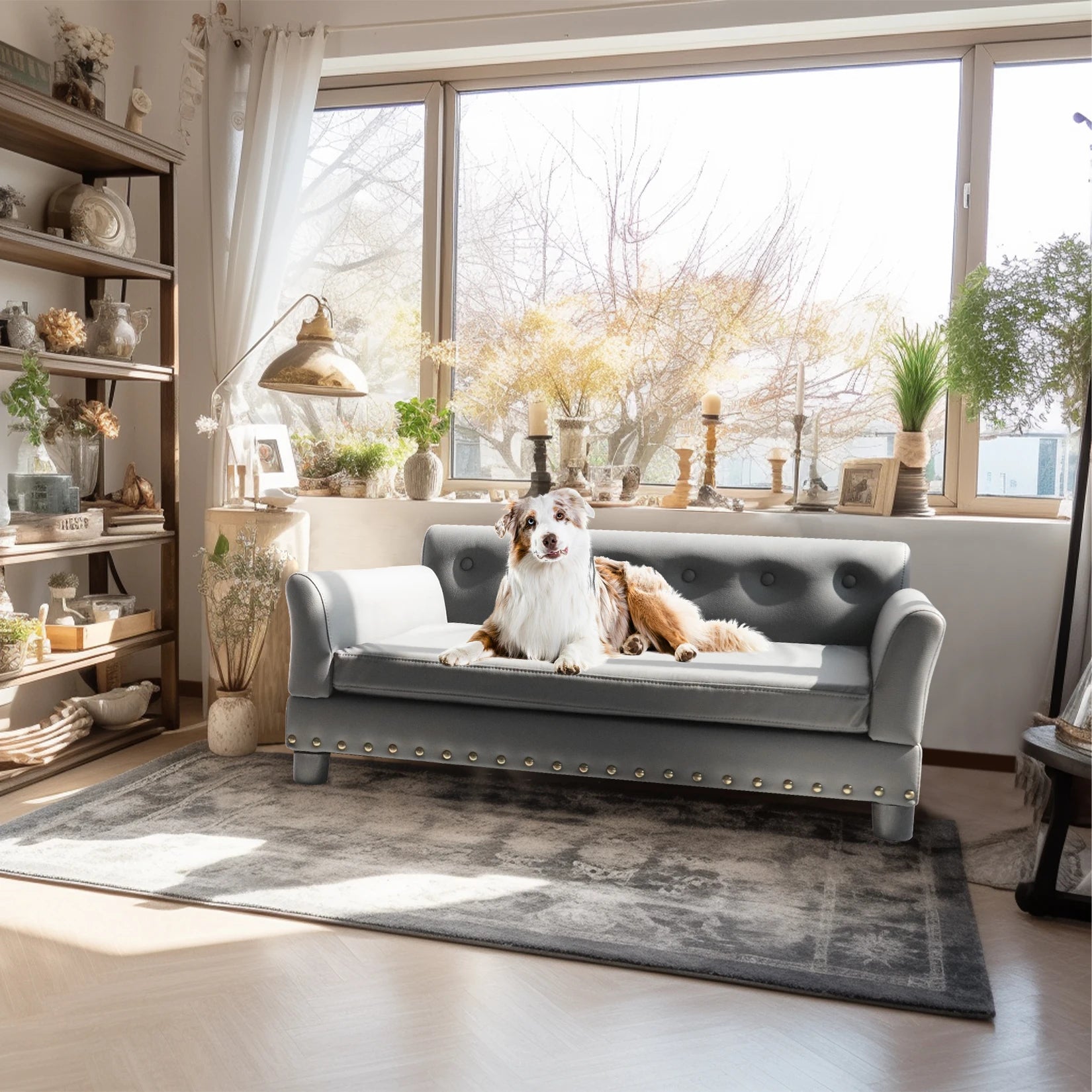Elevated Dog Bed Sofa for Large Pets