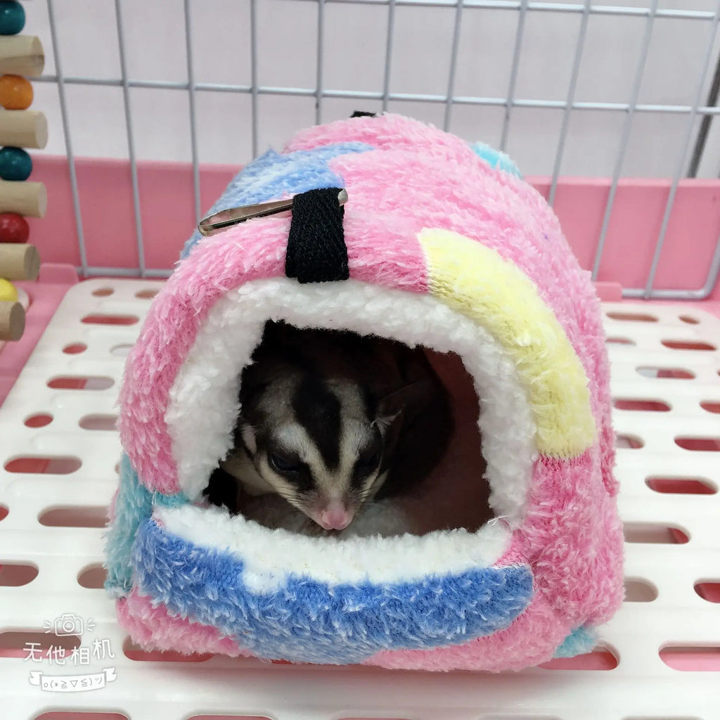 Hamster House Winter Warm Soft Beds
