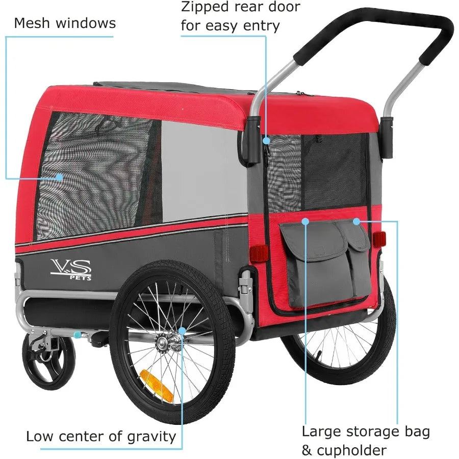 Bike Trailer for large and medium dogs