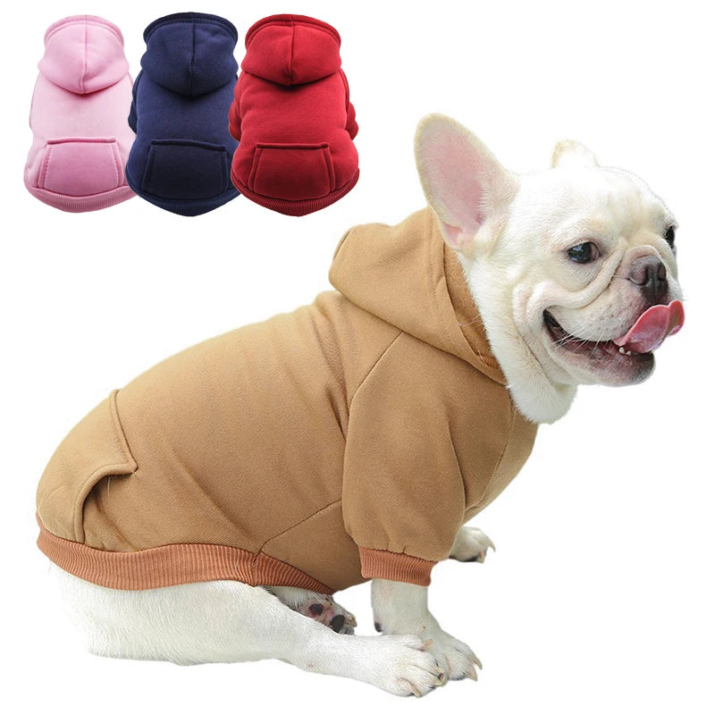 Cheap Dog Hoodie Winter Warm Dog Clothes