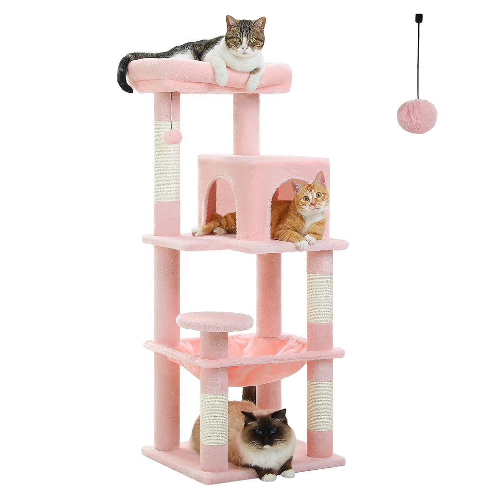 Cat Tree for Indoor Cats, 5-LevelTower