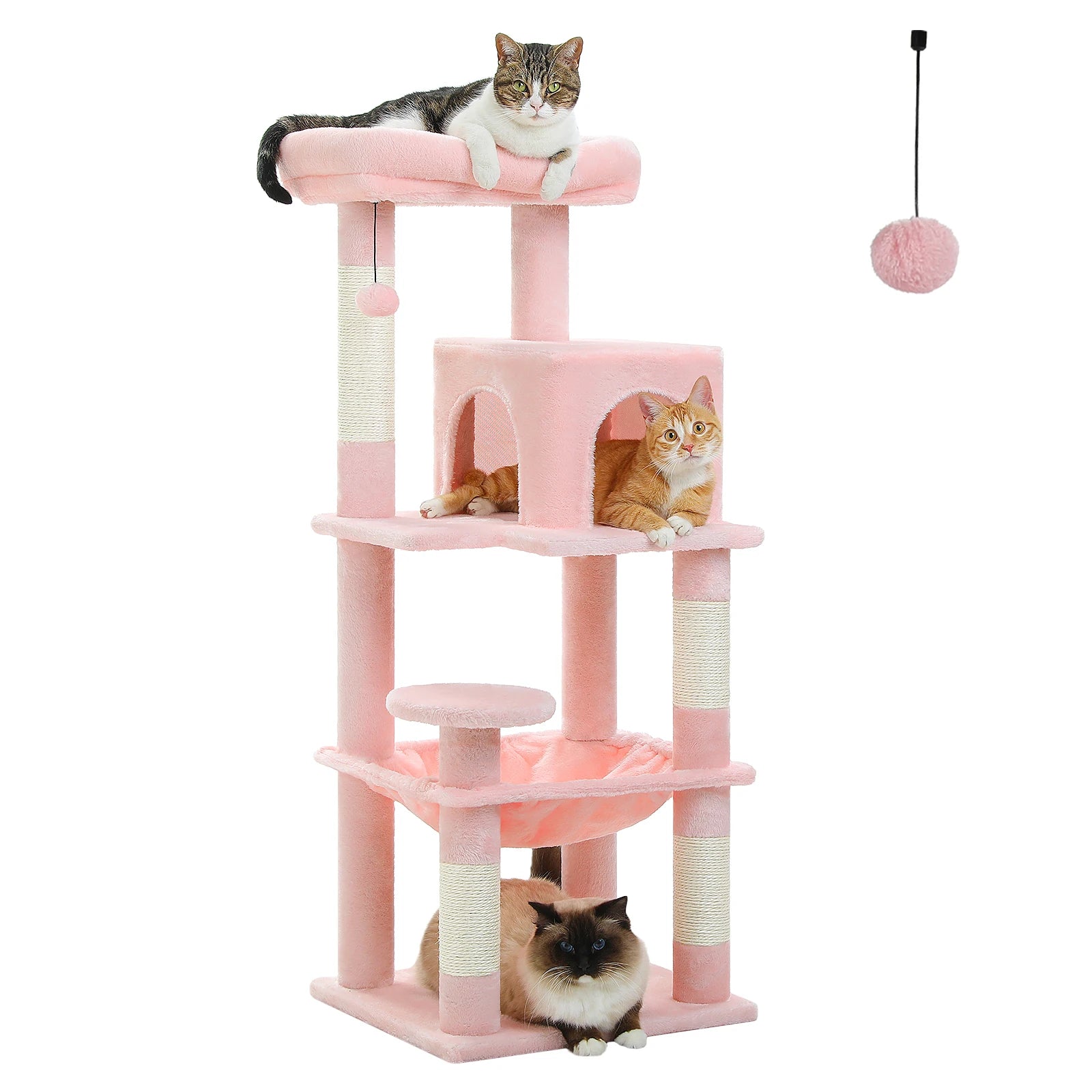 Cat Tree for Indoor Cats, 5-LevelTower