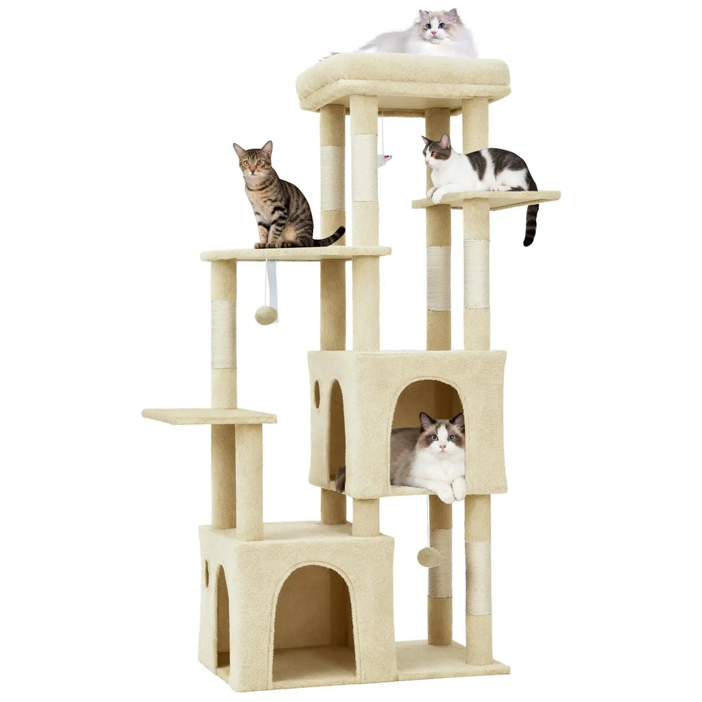 61" Heavy-Duty Multi-Level Cat Tree For Large Cats