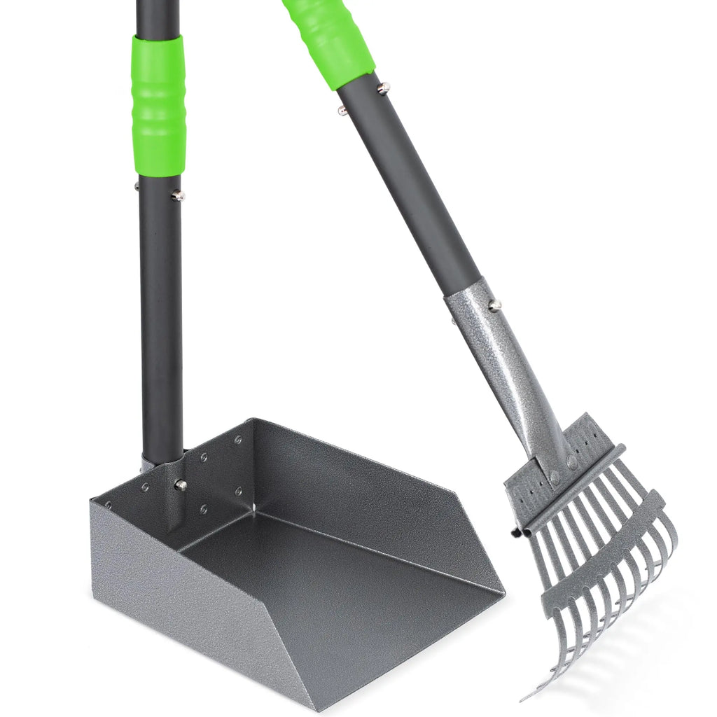 Dog Pooper Scooper Poop Tray and Rake