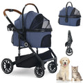 Pet Stroller with 4 Wheels small dogs and cats