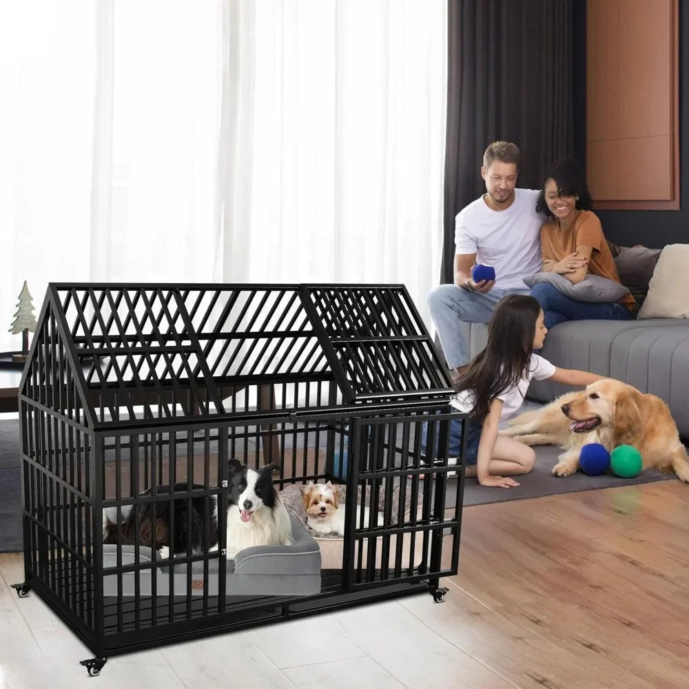 54 inch Heavy Duty Indestructible Dog Crate