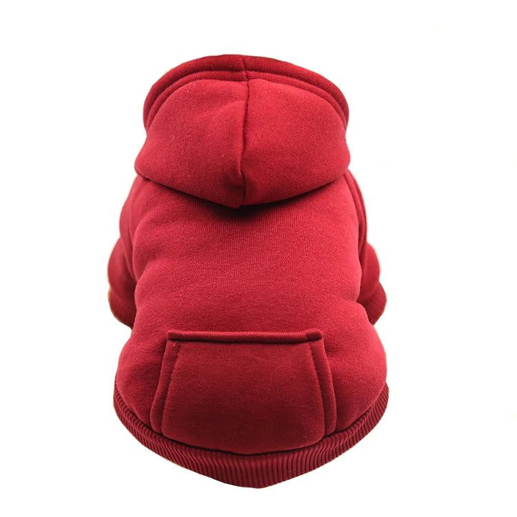Cheap Dog Hoodie Winter Warm Dog Clothes