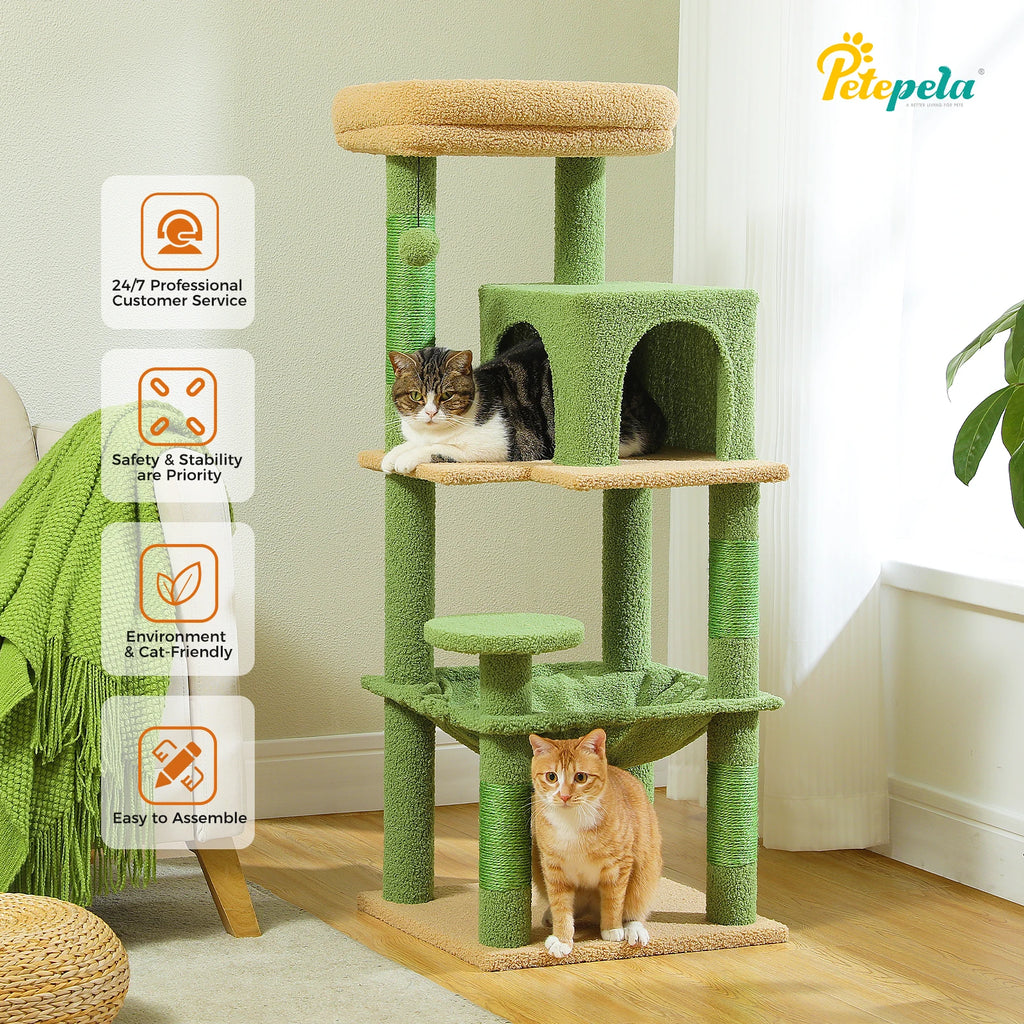 Cat Tree for Indoor Cats, 5-LevelTower