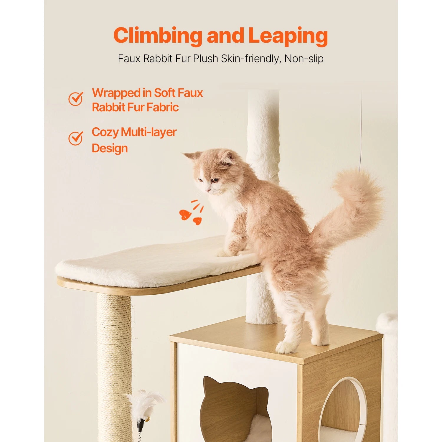 Large Cat Tree 68.9inch muti level