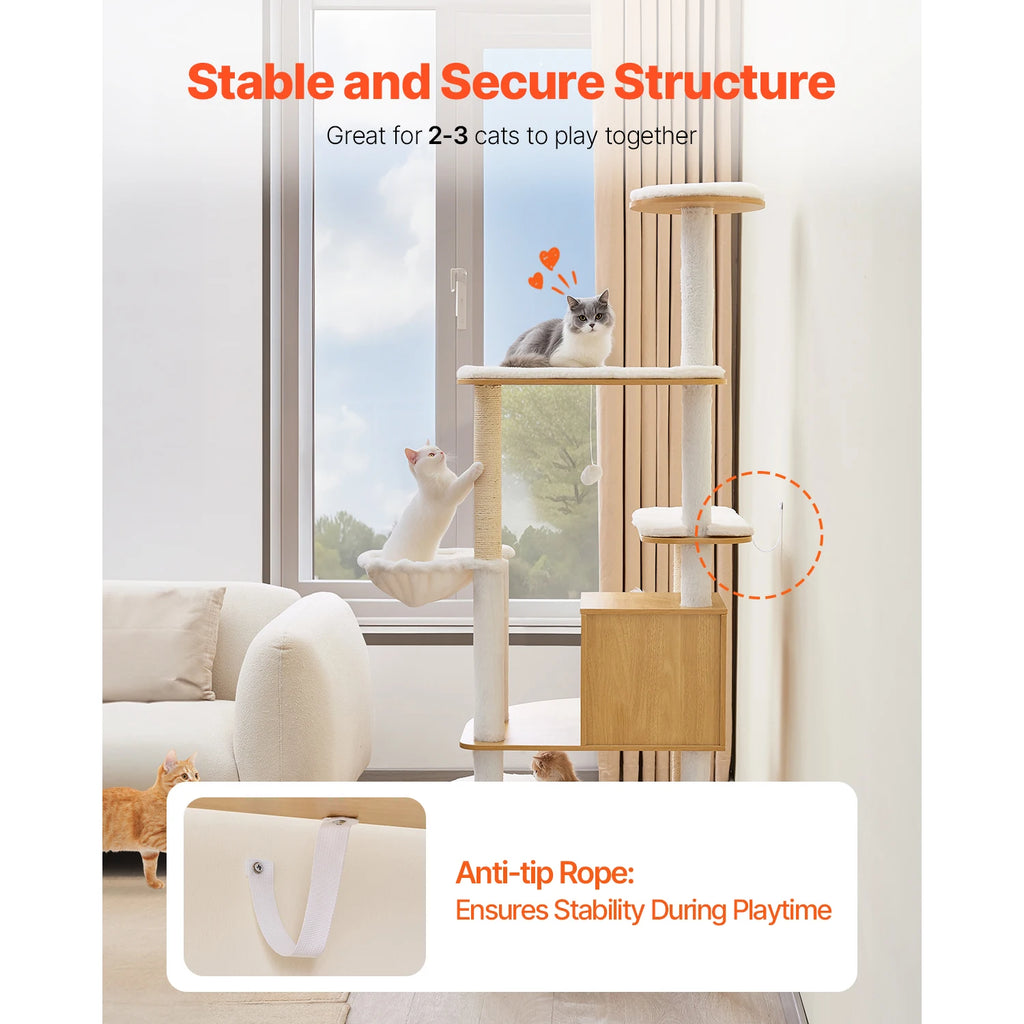 Large Cat Tree 68.9inch muti level