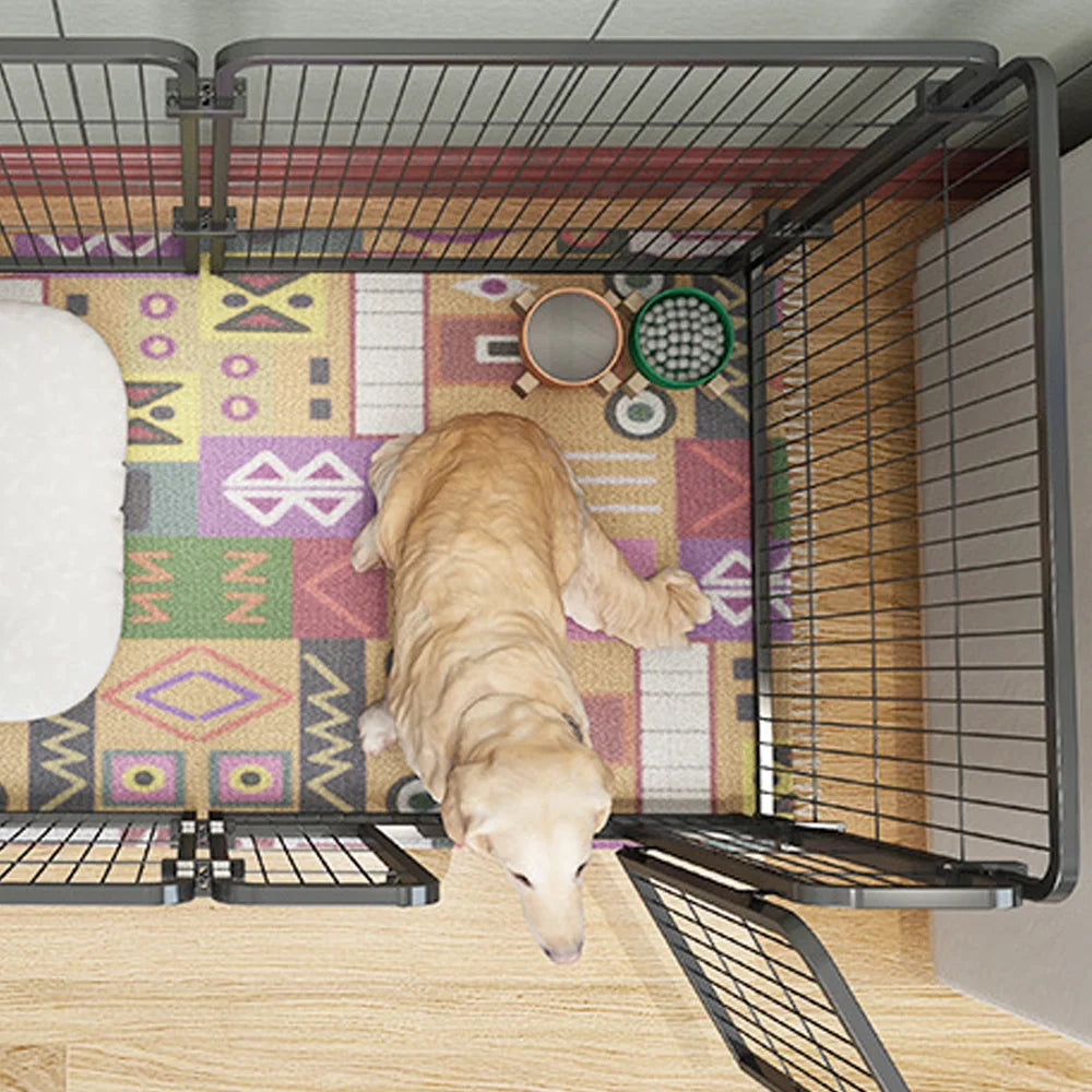 4/6 Panels Dog Fence Playpen