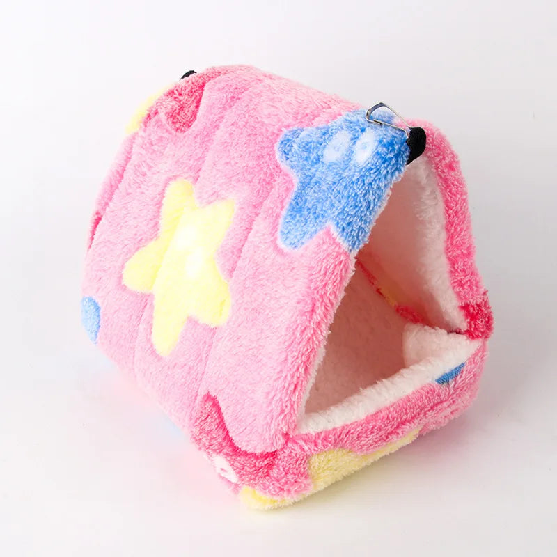 Hamster House Winter Warm Soft Beds