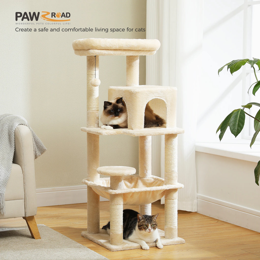 Cat Tree for Indoor Cats, 5-LevelTower