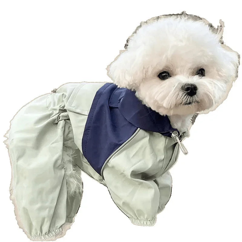 Pet Waterproof Raincoat Four-legged