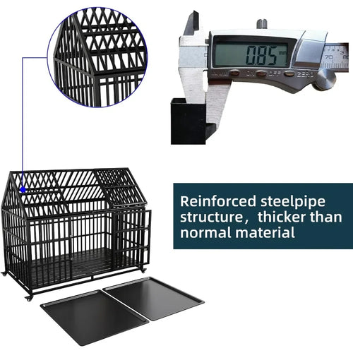 54 inch Heavy Duty Indestructible Dog Crate