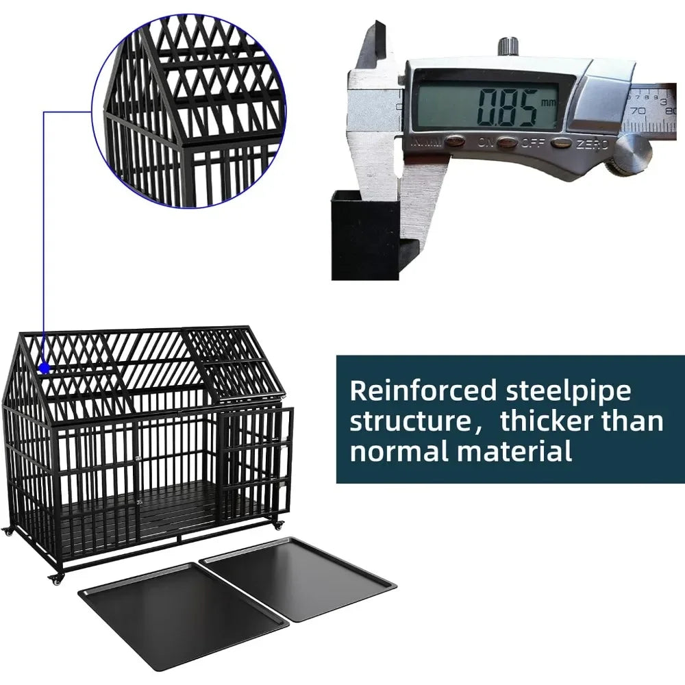54 inch Heavy Duty Indestructible Dog Crate