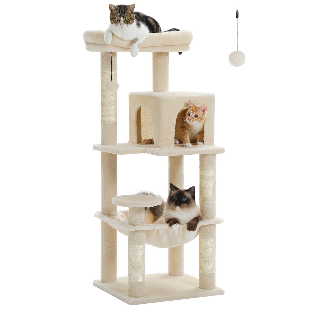 Cat Tree for Indoor Cats, 5-LevelTower
