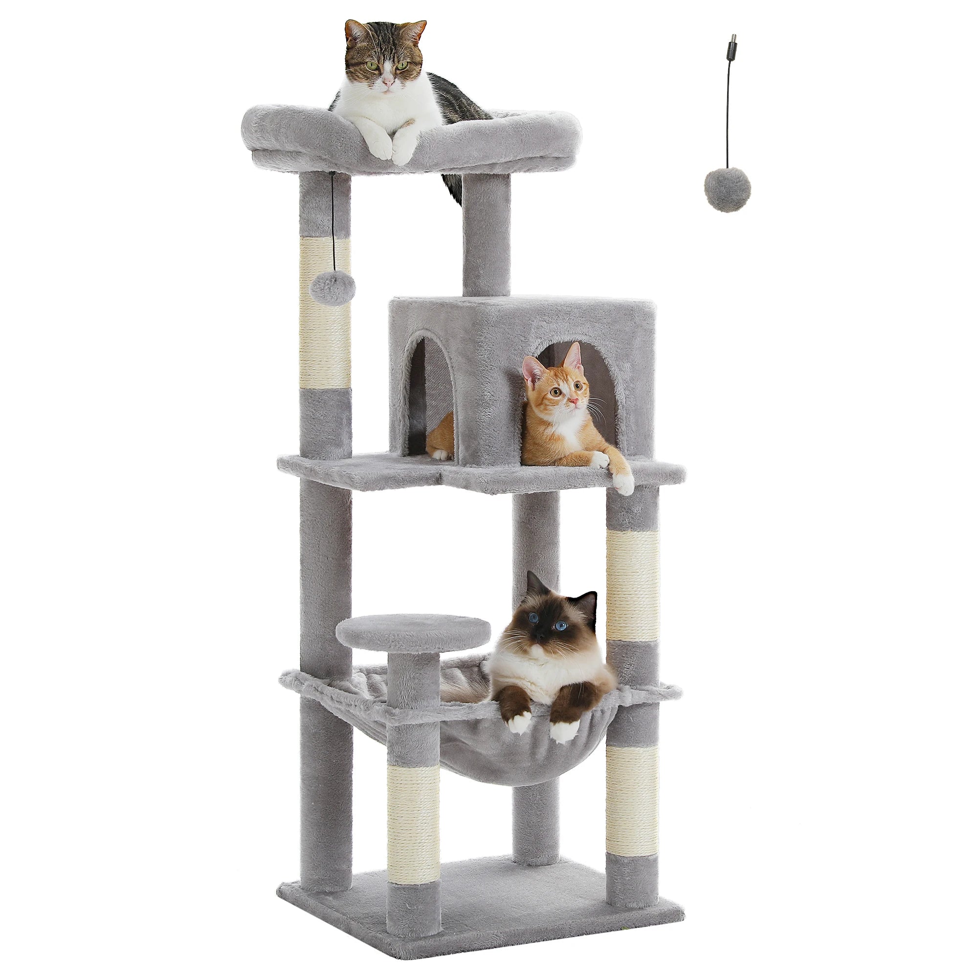 Cat Tree for Indoor Cats, 5-LevelTower