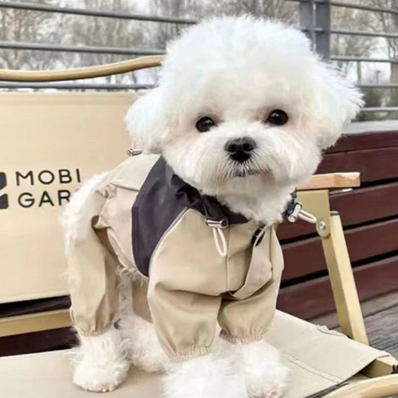 Pet Waterproof Raincoat Four-legged