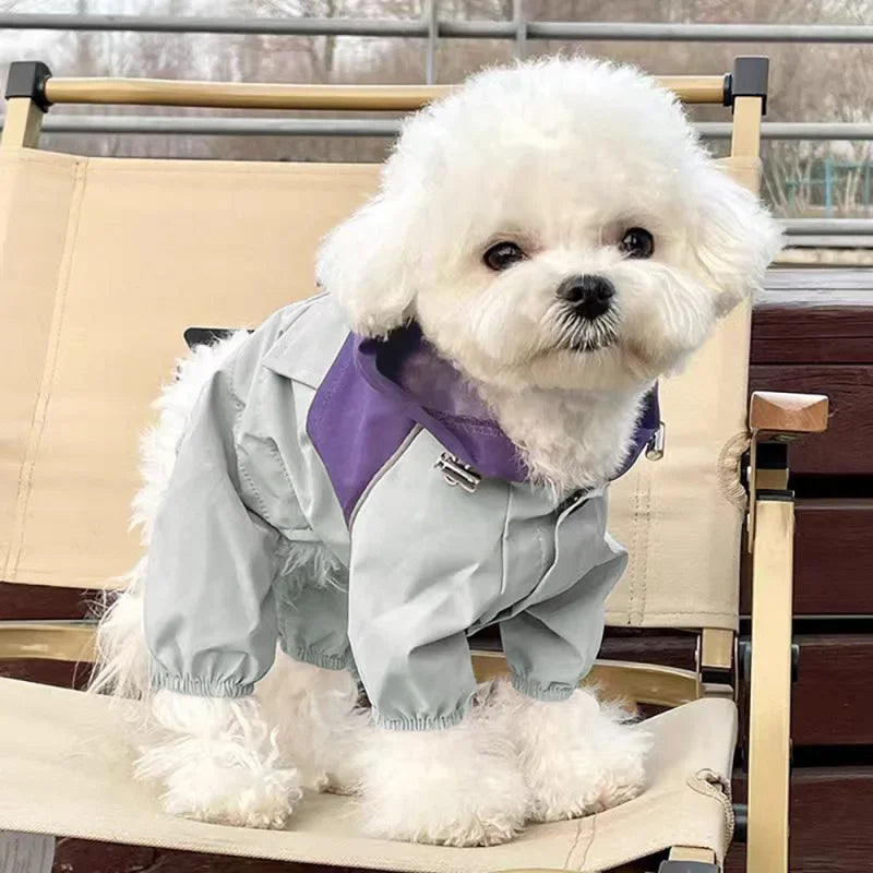 Pet Waterproof Raincoat Four-legged