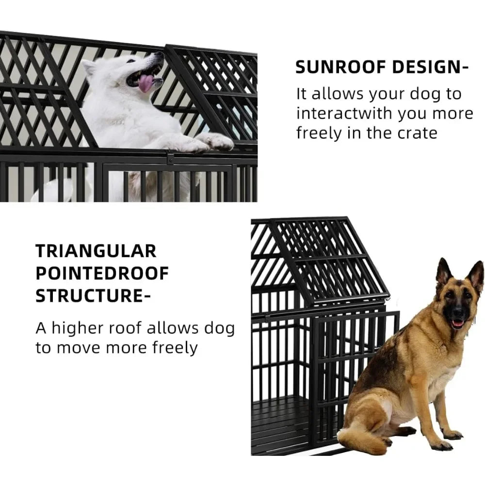 54 inch Heavy Duty Indestructible Dog Crate