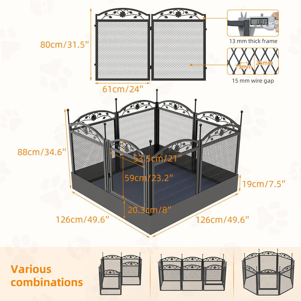 Heavy Duty Large Dog Playpen Pet Exercise