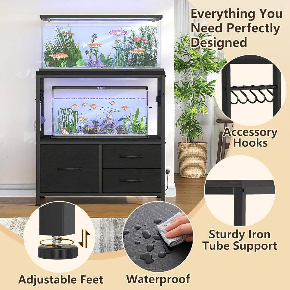 20-29 Gallon Fish Tank Stand, Aquarium Stand