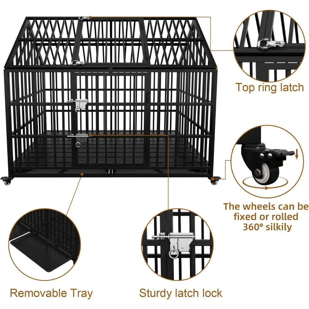 54 inch Heavy Duty Indestructible Dog Crate